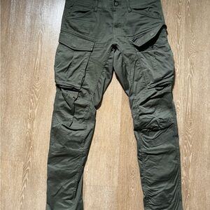 G-Star Raw Men's Olive Cargo Pants 34x36